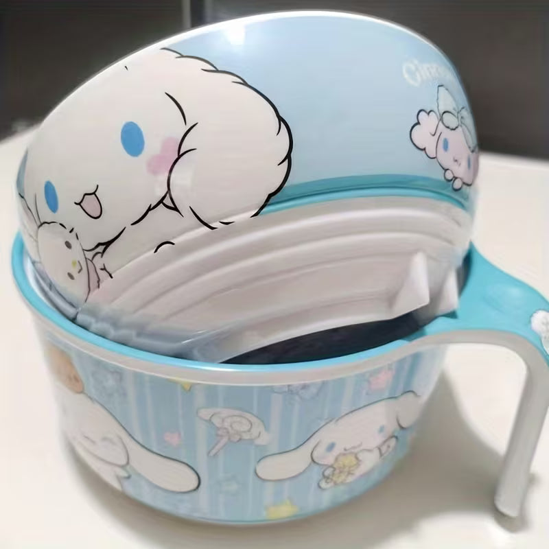 Ramen Bowl with Lid – Reusable Instant Noodle, Soup, Cereal & Salad Bowl