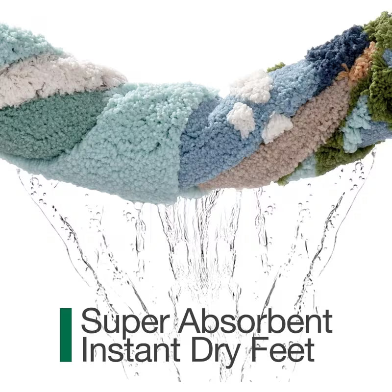 22 × 34 Inch Ultra-Absorbent Floor Mat – Quick-Drying Anti-Slip Mat for Bathroom & Kitchen