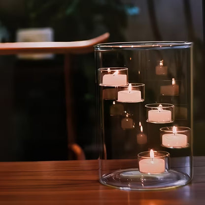 Extra Large Glass Hurricane Candle Holder