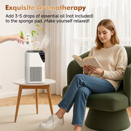 H13 True HEPA Air Purifier with Fragrance Diffuser