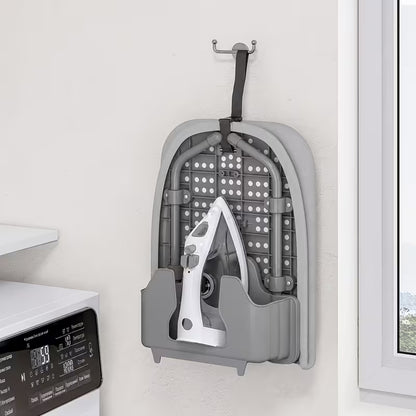 Small Foldable Tabletop Ironing Board with Iron Holder, Heat-Resistant Cover & Non-Slip Feet, Portable Mini Ironing Board for Home, Dorm & Travel