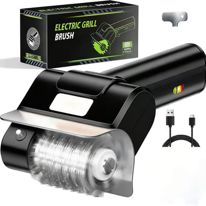 Cordless Electric Grill Brush – Rechargeable BBQ Grill Cleaner