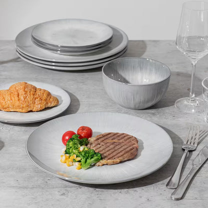 12-Piece Hand-Painted Porcelain Dinnerware Set – Service for 4