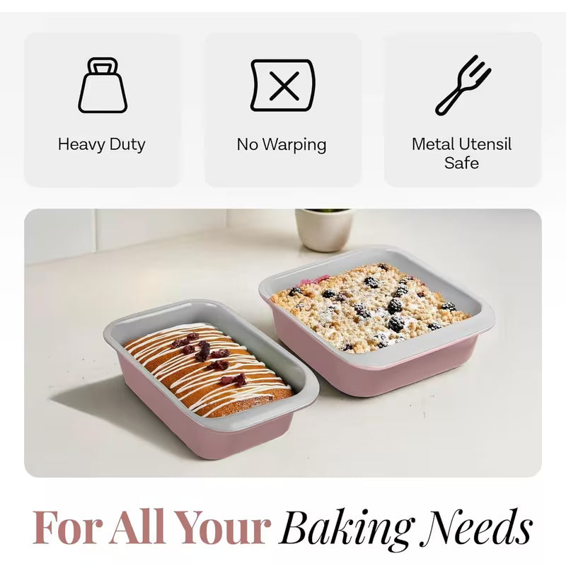 6-Piece Stackable Nonstick Baking Pans Set Bake More. Store Smarter. Save Space.