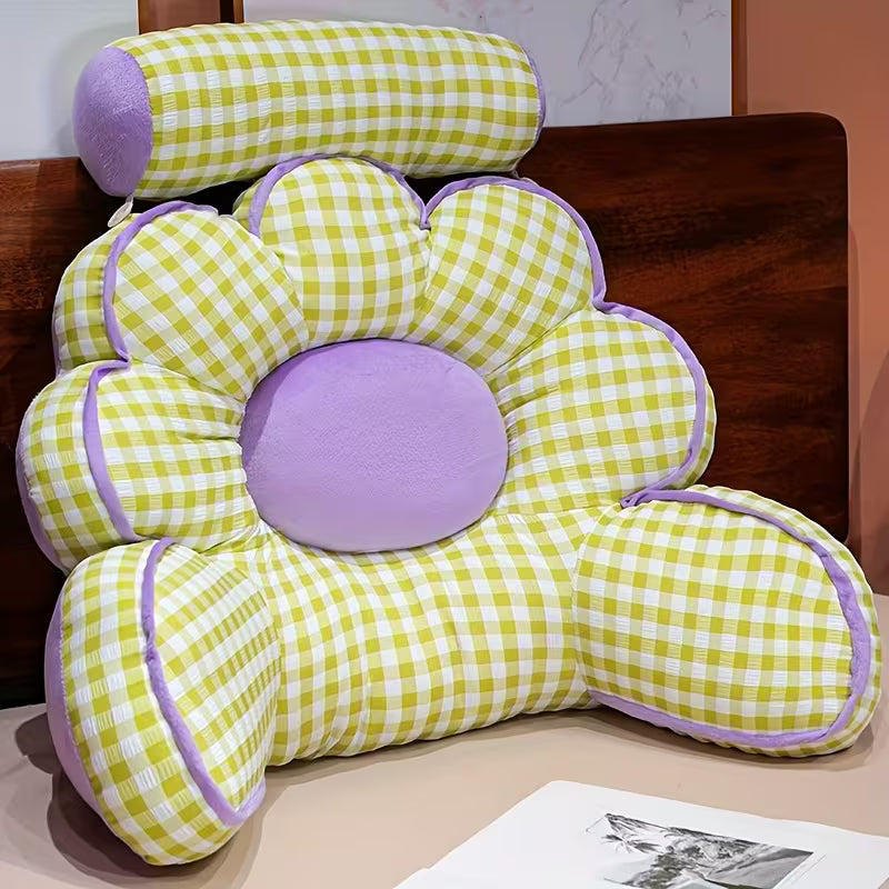 Sunflower Bed Cushion with Fabric Cover