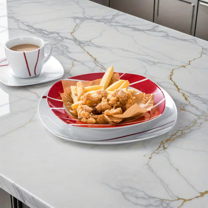 30-Piece Porcelain Dinnerware Set – Service for 6
