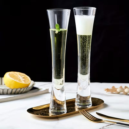 Glitter Tulip Cocktail & Wine Glasses
