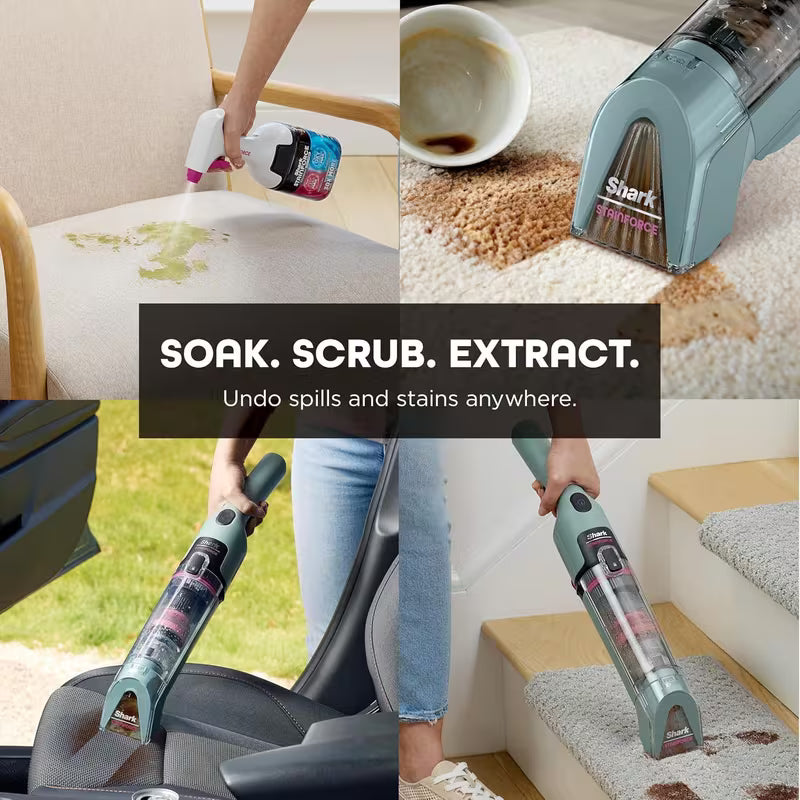 Cordless Portable Spot Stain & Odor Remover – Carpet & Upholstery Cleaning System