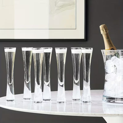 Glitter Tulip Cocktail & Wine Glasses