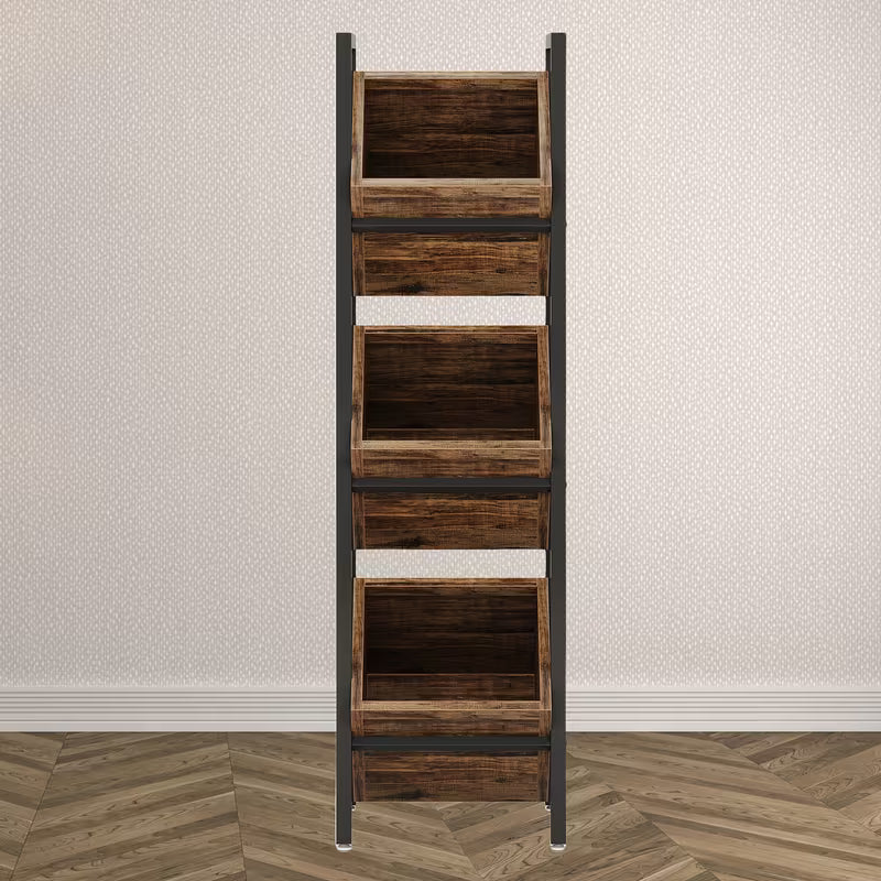 Multifunctional Vertical Storage Rack – Space-Saving Freestanding Organizer for Kitchen, Bathroom & Living Room