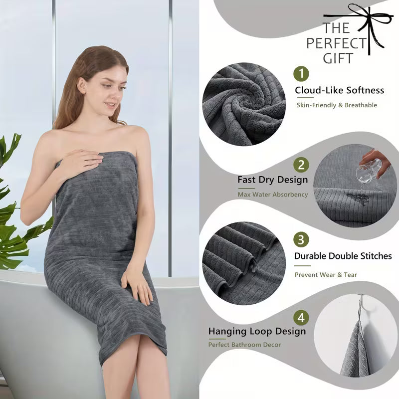4-Pack Extra Large Bath Sheet Towels – 35 × 70 Inch Ultra Soft Microfiber