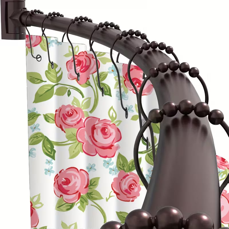 Heavy-Duty Curved Adjustable Shower Rod