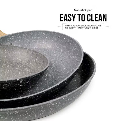 3-Piece Nonstick Frying Pan Set – 7, 9.5 & 11 Inch – Induction Compatible