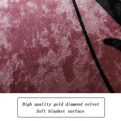 Luxury Burgundy & Gold Runner Rug, Long Rectangular Medallion Pattern Floor Mat with Non-Slip Backing, Machine Washable