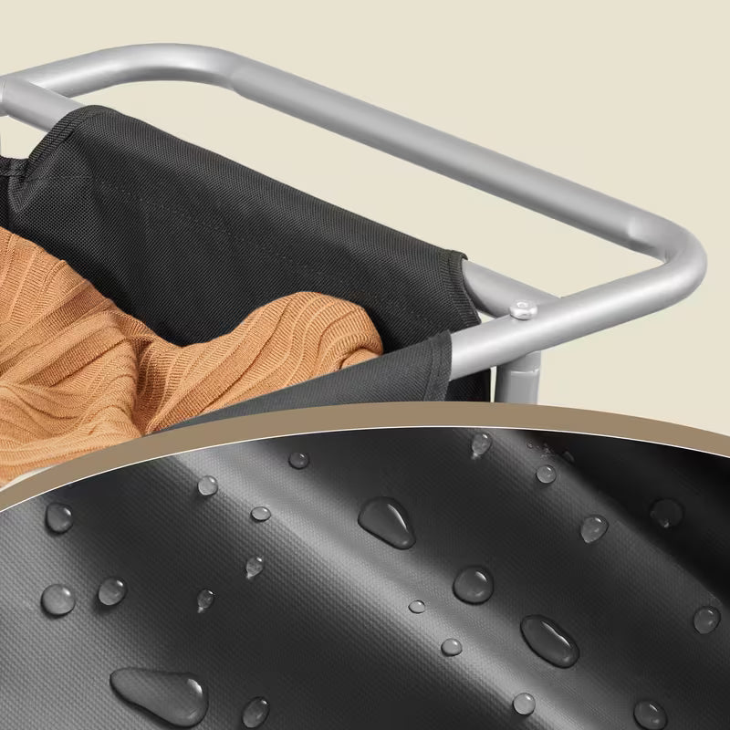 130L Rolling Laundry Hamper with Removable Bag