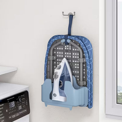 Small Foldable Tabletop Ironing Board with Iron Holder, Heat-Resistant Cover & Non-Slip Feet, Portable Mini Ironing Board for Home, Dorm & Travel