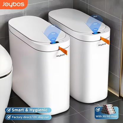 3.5-Gallon Automatic Motion Sensor Trash Can, Type-C Rechargeable Touchless Waste Bin with Auto Bag Sealing, for Bathroom, Bedroom, Kitchen & Office