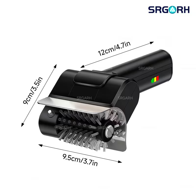 Cordless Electric Grill Brush – Rechargeable BBQ Grill Cleaner