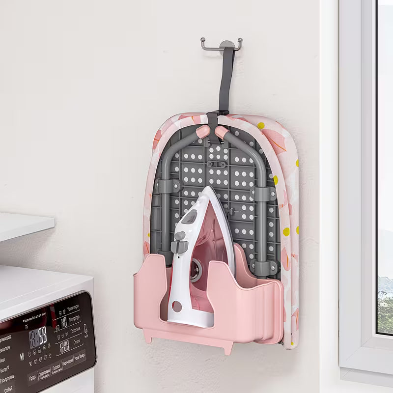 Small Foldable Tabletop Ironing Board with Iron Holder, Heat-Resistant Cover & Non-Slip Feet, Portable Mini Ironing Board for Home, Dorm & Travel