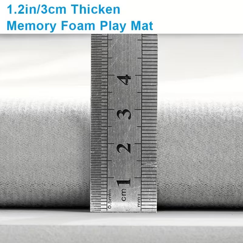 3CM Thick Coral Velvet Tatami Floor Mat, Soft Padded Japanese-Style Rug for Kids’ Playroom & Living Room