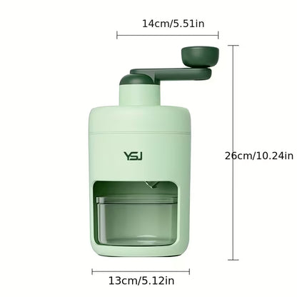 Manual Hand-Crank Ice Shaver & Crusher