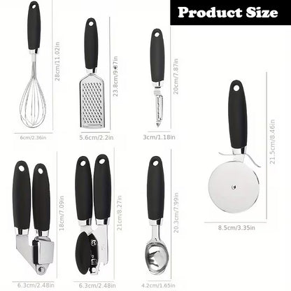 7-Piece Stainless Steel Kitchen Utensil Set