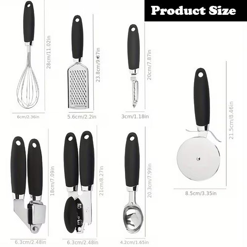 7-Piece Stainless Steel Kitchen Utensil Set