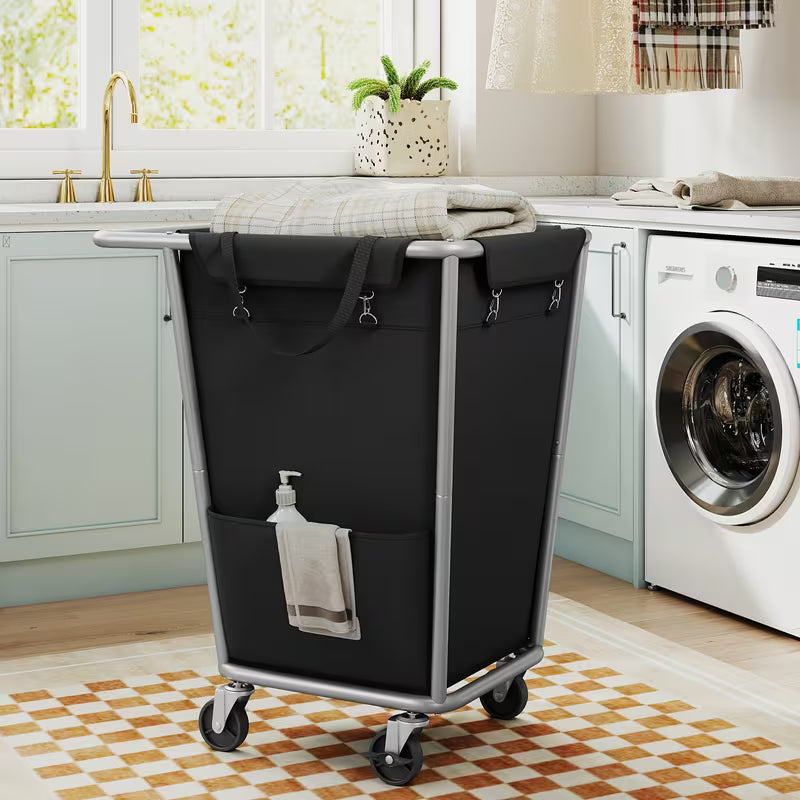 130L Rolling Laundry Hamper with Removable Bag