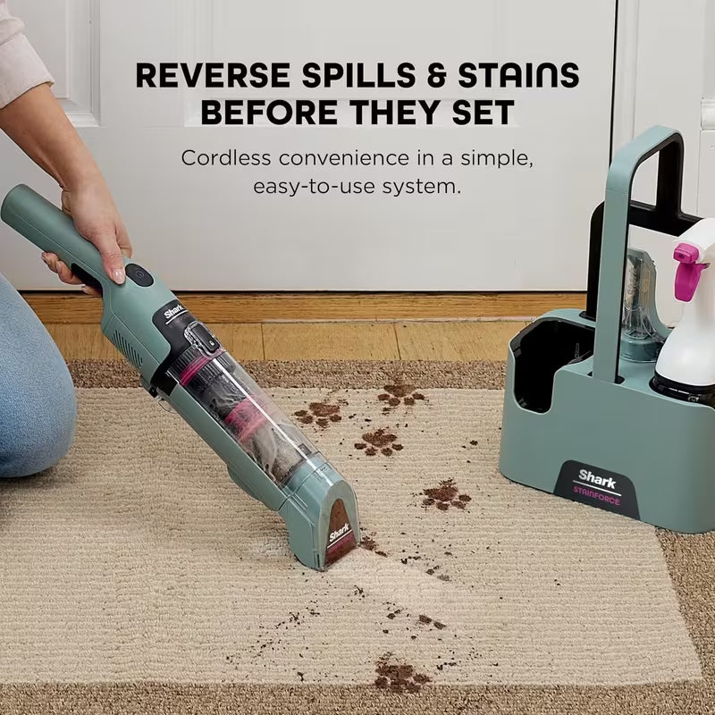 Cordless Portable Spot Stain & Odor Remover – Carpet & Upholstery Cleaning System