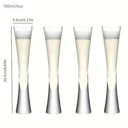 Glitter Tulip Cocktail & Wine Glasses