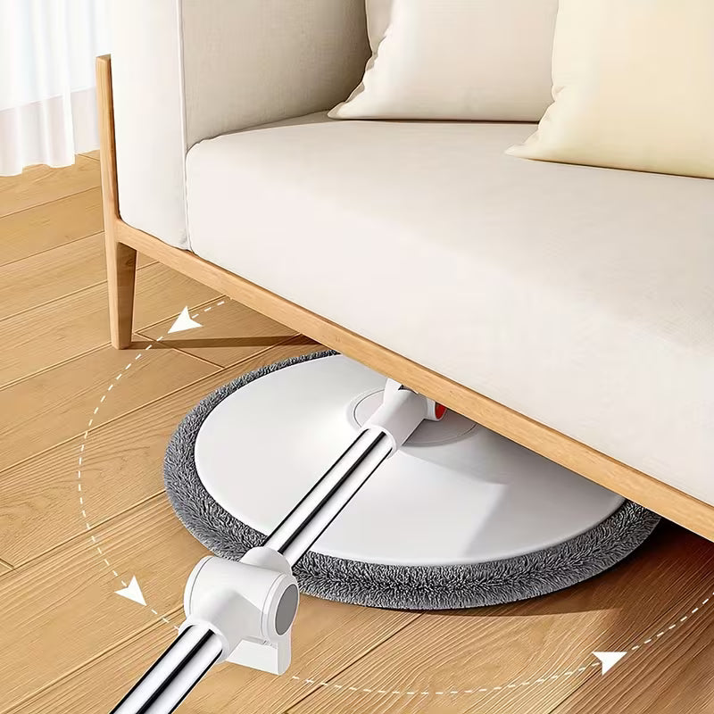 Rotating Floor Mop & Bucket Set with 3 Mop Heads, Wet & Dry Cleaning System for Home, Kitchen & Bathroom