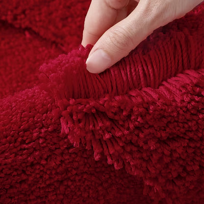 Soft Plush Bath Mat with Non-Slip TPR Backing