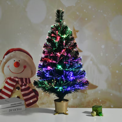 32-Inch Pre-Lit Fiber Optic Christmas Tabletop Tree