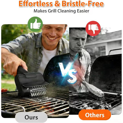 Cordless Electric Grill Brush – Rechargeable BBQ Grill Cleaner