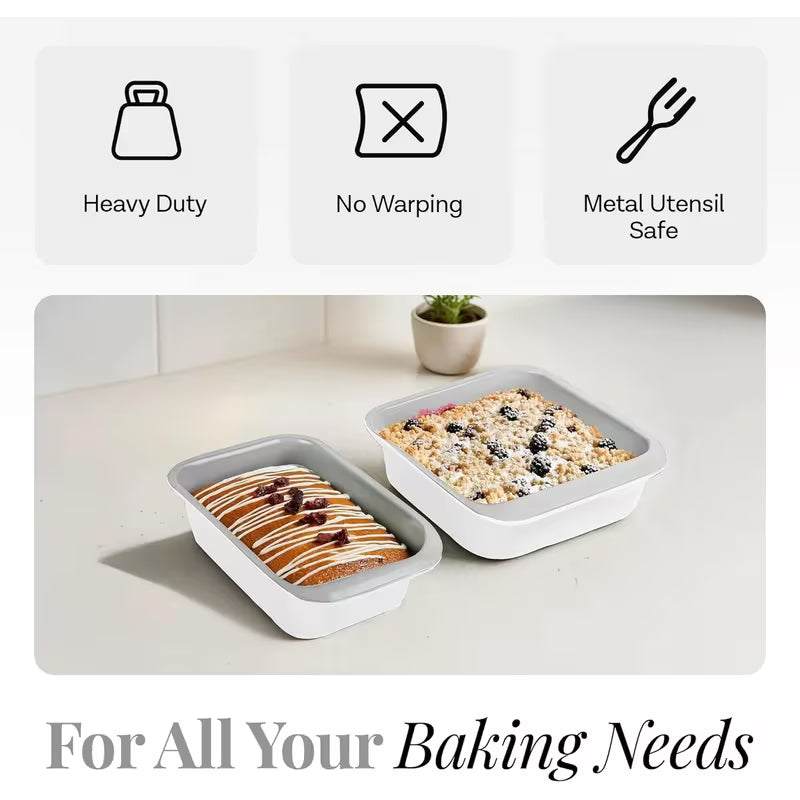 6-Piece Stackable Nonstick Baking Pans Set Bake More. Store Smarter. Save Space.