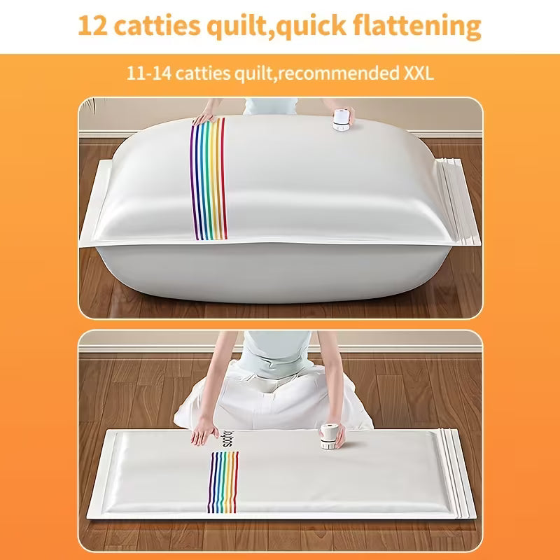 10-Piece Vacuum Storage Bags for Clothing & Bedding