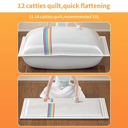 10-Piece Vacuum Storage Bags for Clothing & Bedding