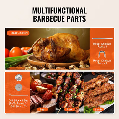 Stainless Steel Shawarma Grill Machine – Vertical Gyro Rotisserie Doner