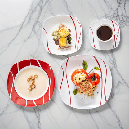 30-Piece Porcelain Dinnerware Set – Service for 6
