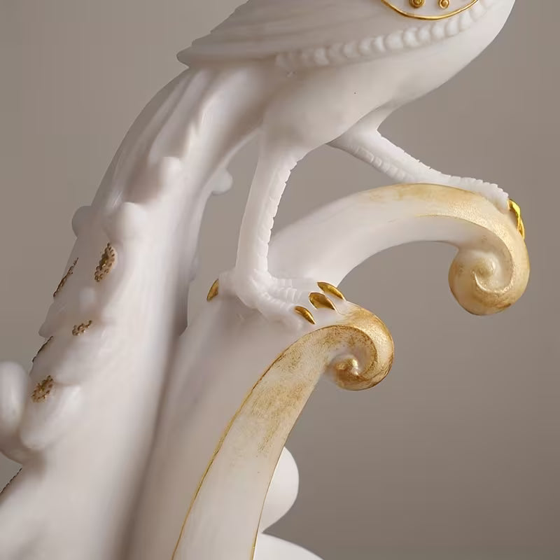 Modern Hand-Painted Resin Figurine – Elegant Tabletop Home Decor