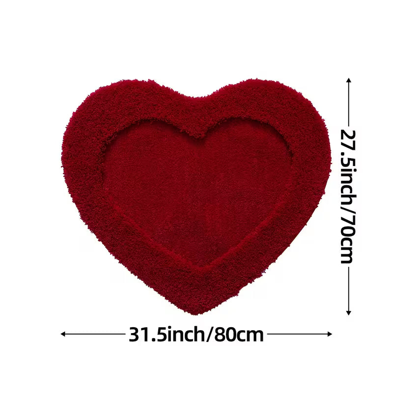 Soft Plush Bath Mat with Non-Slip TPR Backing