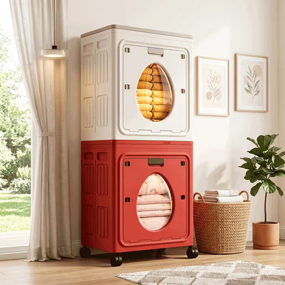 Large 37-Gallon Foldable Storage Organizer