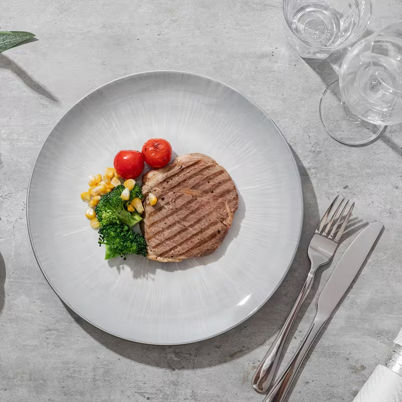 12-Piece Hand-Painted Porcelain Dinnerware Set – Service for 4