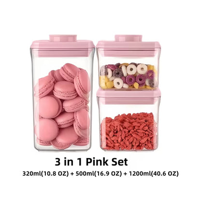 3-Piece Airtight Food Storage Container Set