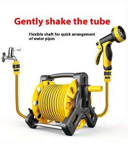 Automatic Retractable Water Hose Reel Set Garden Hose Spray Nozzle