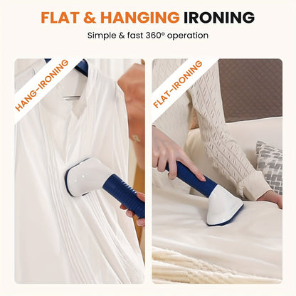 1500W Garment Steamer Standing Clothes Steamer 1.8L Tank 60Min Continuous Steam
