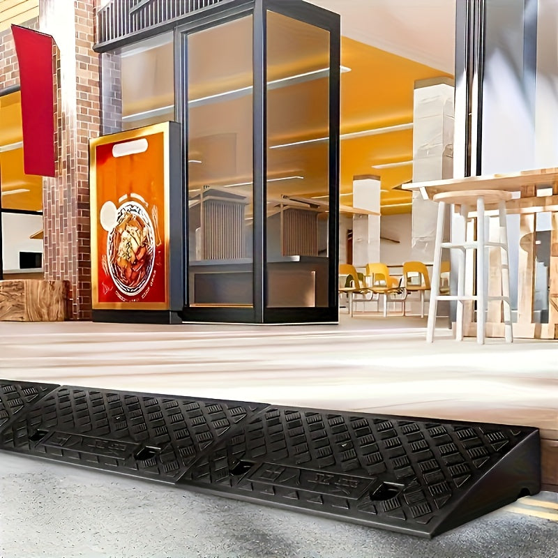 2PCS Heavy Duty Curb Ramp Portable Non-Slip Driveway Ramp for Car Wheelchair
