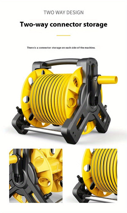 Automatic Retractable Water Hose Reel Set Garden Hose Spray Nozzle