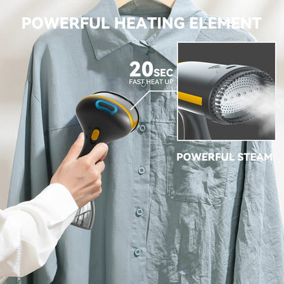 1100W Handheld Garment Steamer Fast Heat Clothes Steam Iron 300ml Tank