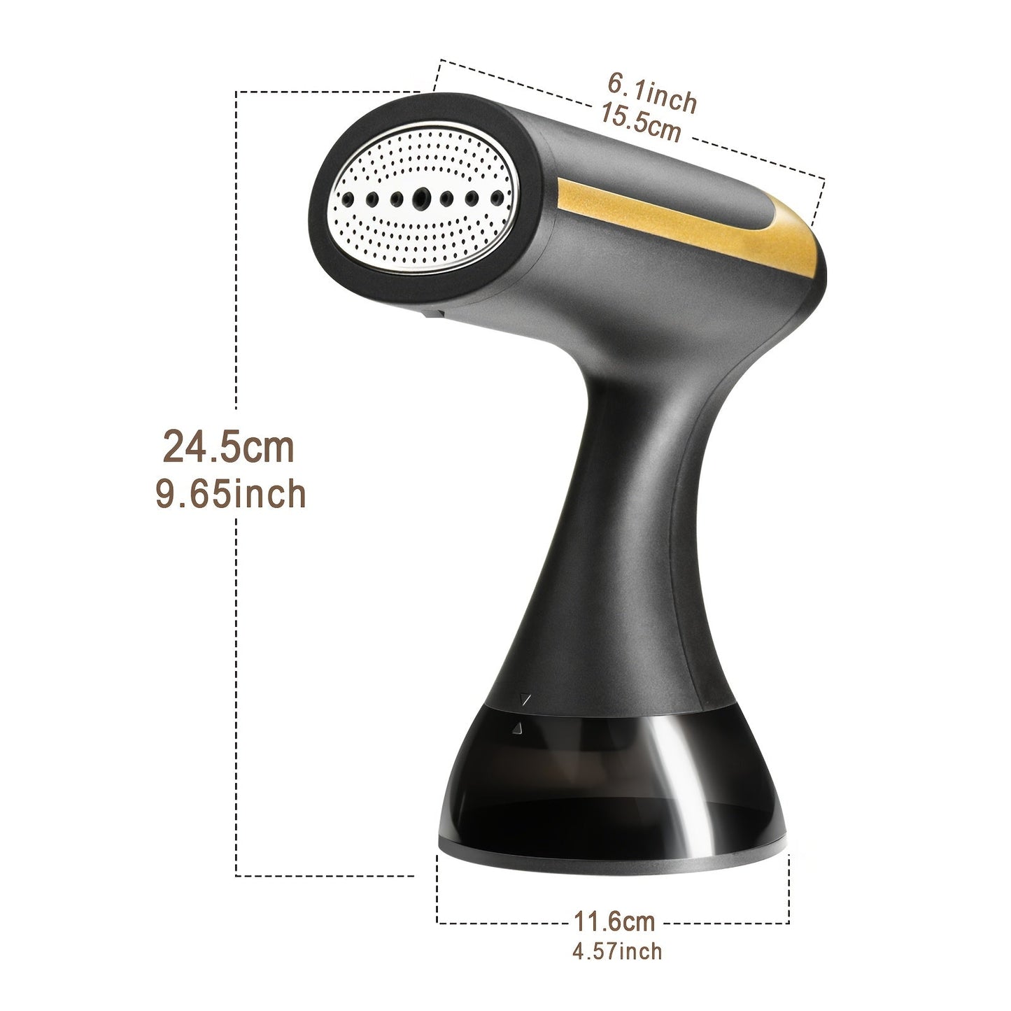 1100W Handheld Garment Steamer Fast Heat Clothes Steam Iron 300ml Tank
